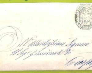 ab3510 - ITALY - Postal History - PREPHILATELIC Cover: SAINT Religion HORSE 1859