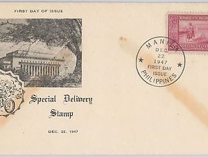 45658 - Philippines - POSTAL HISTORY  - FDC Cover 1947  SPECIAL DELIVERY Cycling