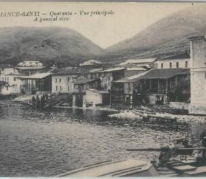 79329 - ALBANIA - VINTAGE POSTCARD:  Alliance Santi - Quaranta