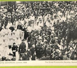 af2112 - GB  -  VINTAGE POSTCARD -  Eucharistic Congress, LONDON