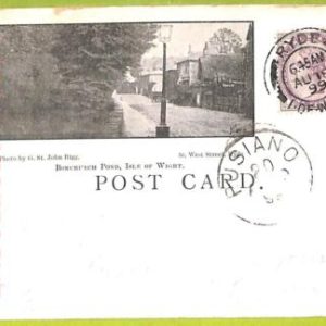 af2107 - GB  -  VINTAGE POSTCARD -  Isle of Wight  - 1899