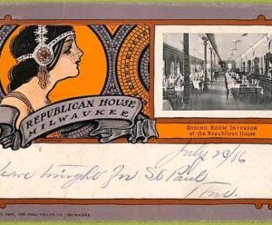 ah0333 - U.S. Milwaukee - VINTAGE POSTCARD - LIBERTY - 1906