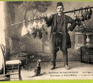 af2142 - GREECE - VINTAGE POSTCARD - Salonique - See the cat