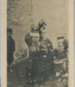 79402 - ALBANIA - VINTAGE Ethnic POSTCARD  -  Posta Militare postmark 1916