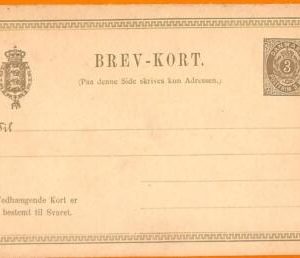 99109 - DENMARK - POSTAL HISTORY -  Double POSTAL STATIONERY CARD