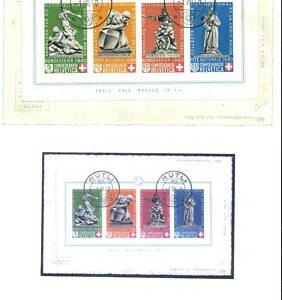 57269 - SWITZERLAND Schweitz - MICHEL Block 5 USED - CERTIFICATE!