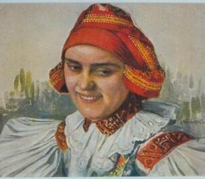 98452 - VINTAGE Ansichtskarten ILLUSTRATED  POSTCARD - Czechoslovakia - Costumes
