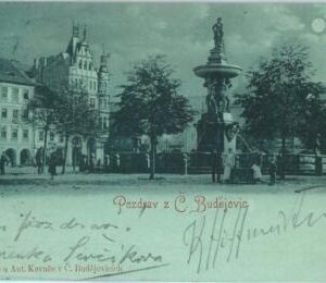98476 - Czechoslovakia -  VINTAGE  POSTCARD  -  BUDEJOVIC 1898