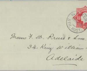 82583 - AUSTRALIA - POSTAL HISTORY - STATIONERY COVER from WALKER 1928
