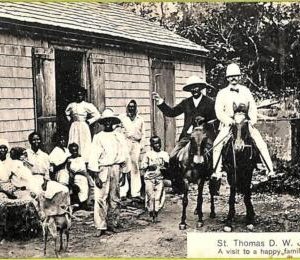 ah0280 - DANISH WEST INDIES - VINTAGE   POSTCARD - 1907 - Saint Thomas VIRGIN IS