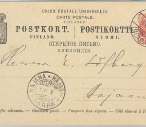 66691 - FINLAND - Postal History - POSTAL STATIONERY CARD from IISALMI 1899