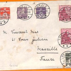 99121 - DENMARK - POSTAL HISTORY  - COVER to FRANCE  1939