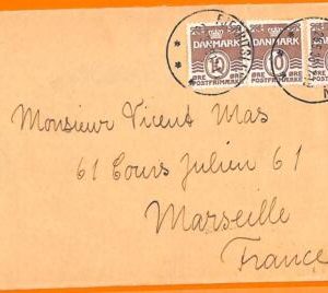 99120 - DENMARK - POSTAL HISTORY  - COVER to FRANCE  1938