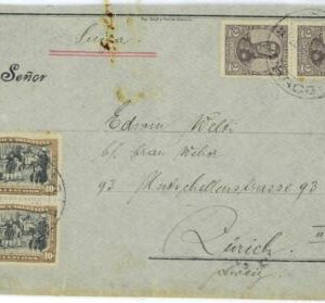 aa3117  -  ARGENTINA - POSTAL HISTORY -   COVER  to  SWITZERLAND  1911
