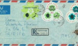 83826 - Sierra Leone - Self-Adhesive stamps on COVER 1970 Expo Osaka