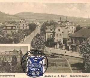 aa2720 - CZECHOSLOVAKIA - VINTAGE Postcard  - Kadaň KADEEN 1926