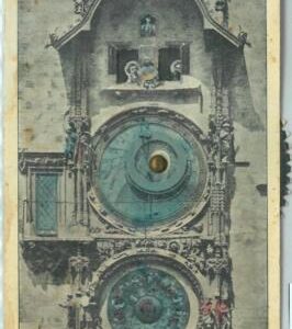 98532 - VINTAGE  POSTCARD - Czechoslovakia - PRAGUE with mechanism MOVEMEN