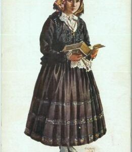 98496 - VINTAGE POSTCARD - Czechoslovakia - Artist  ILLUSTRATED Folk Costume