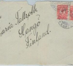 75123 - FINLAND Russia - Postal History - COVER FRONT 1912