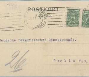 75121 - FINLAND Russia - Postal History - POSTCARD from HELSINKI to BERLIN 1913