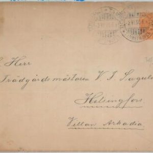 75110 - Finland - POSTAL HISTORY -  STATIONERY  COVER  # U28 from TAMPERE  1890
