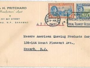 28631 - BAHAMAS - Postal History - AIRMAIL COVER to USA 1942 - US CENSOR