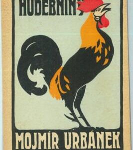 98507 - VINTAGE  POSTCARD - Czechoslovakia - PRAGUE Illustrated ADVERTISING Cock