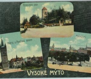 98519  -  VINTAGE  POSTCARD - Czechoslovakia - Hohenmaut VYSOKE MYTO