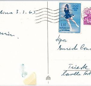 56516 - WINTER OLYMPICS - ITALY - POSTAL HISTORY: SPECIAL POSTCARD Cortina 1963