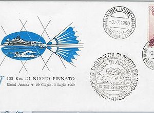56546 -  SPORTS: SWIMMING - ITALY -  POSTAL HISTORY: SPECIAL  COVER 1960