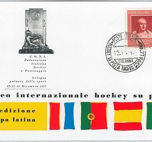56533 - SPORTS: HOCKEY  - ITALY -  POSTAL HISTORY:  POSTCARD  1965