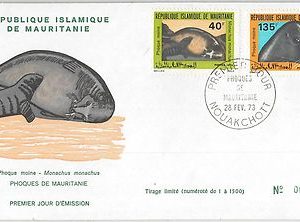 56644 - FAUNA Animals  SEALS -  MAURITANIA -  POSTAL HISTORY: FDC COVER 1973