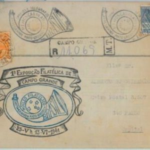 81771 - BRAZIL - POSTAL HISTORY -   SPECIAL postmark on EVENT COVER  1941 EXPO
