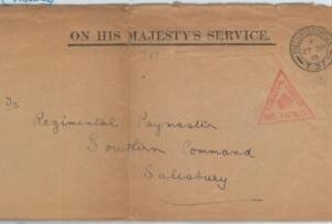 73967 - GREAT BRITAIN - FIELD MAIL Cover  T.37 from FRANCE 1915