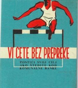 98524 - VINTAGE POSTCARD - Czechoslovakia - Illustrated ADVERTISING Athletics