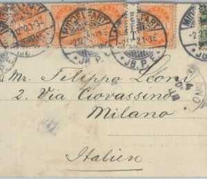 81894 - DENMARK - Postal History -  TRAIN AMBULANT postmark  on POSTCARD  1902