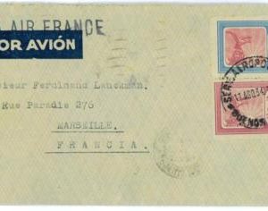 aa3040 - ARGENTINA - POSTAL HISTORY -  AIRMAIL COVER  Air France 1934