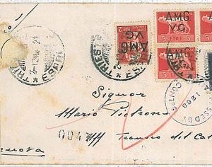 ITALIA - TRIESTE VENEZIA GIULIA - AMG VG:  storia postale - BUSTA ESPRESSO 1946