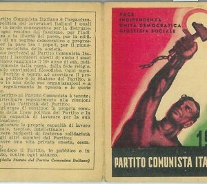 87236 - TESSERA D'EPOCA - Partito COMUNISTA ITALIANO 1948    Togliatti