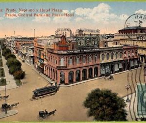 aa6021 - HABANA - Vintage Postcard - Prado, Central Park and Plaza Hotel