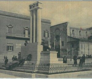 85941  - CARTOLINA d'Epoca - MATERA  città -  Monumento ai Caduti  1936