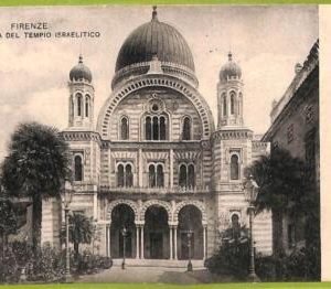 af3542 - JUDAICA vintage postcard: ITALY - FIRENZE - 1908
