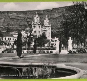 af3567 - JUDAICA vintage postcard: Botanical Gardens, Sinagogue Cape Town