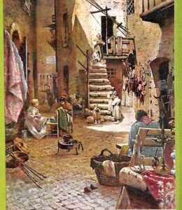 af3553 - JUDAICA vintage postcard: ITALY - ROMA