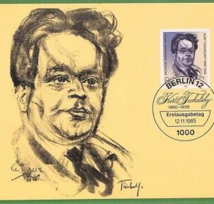 ag7311 - GERMANY Berlin - MAXIMUM CARD -  1985 -   Tucholsky, Famous people