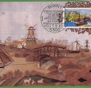 ag7227 - GERMANY -  MAXIMUM CARD  - 21.08.1984 - Holstein channel