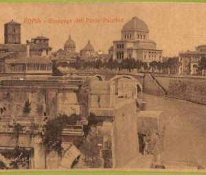 af3548 - JUDAICA vintage postcard: ITALY - ROMA - Sinagoga - 1908