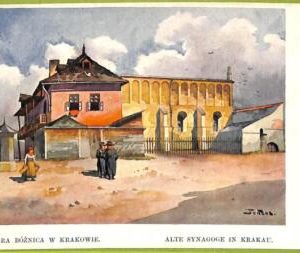 af3558 - JUDAICA vintage postcard: POLAND - Krakow