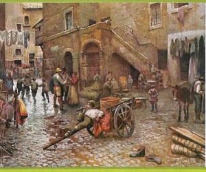 af3554 - JUDAICA vintage postcard: ITALY - ROMA