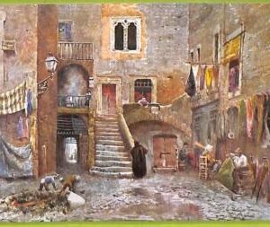 af3555 - JUDAICA vintage postcard: ITALY - ROMA